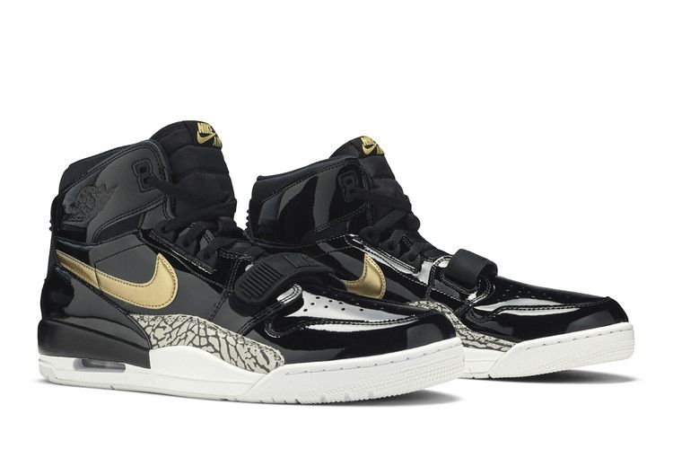 Air Jordan Legacy 312 Black Gold Patent