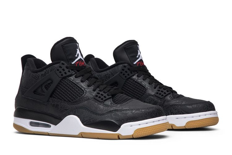 Air Jordan 4 Retro Laser Black Gum
