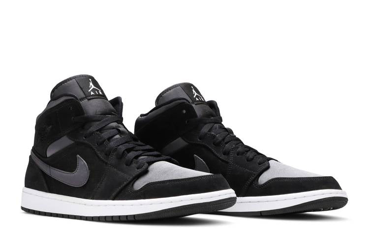 Air Jordan 1 Mid Nylon Black Anthracite