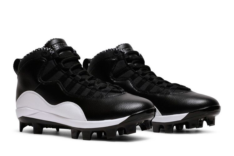 Air Jordan 10 Retro MCS Cleat Black White
