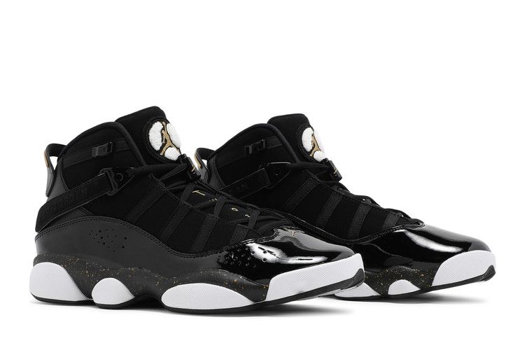 Air Jordan 6 Rings Black Metallic Gold White