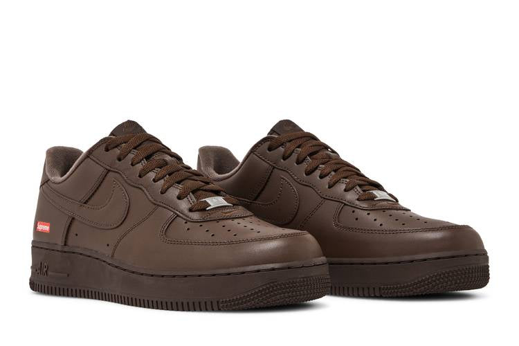 Nike Air Force 1 Low Supreme Baroque Brown Sneakers