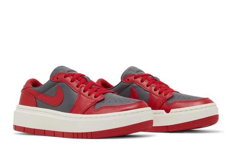 Air Jordan 1 Elevate Low Dark Grey Varsity Red (Women's)
