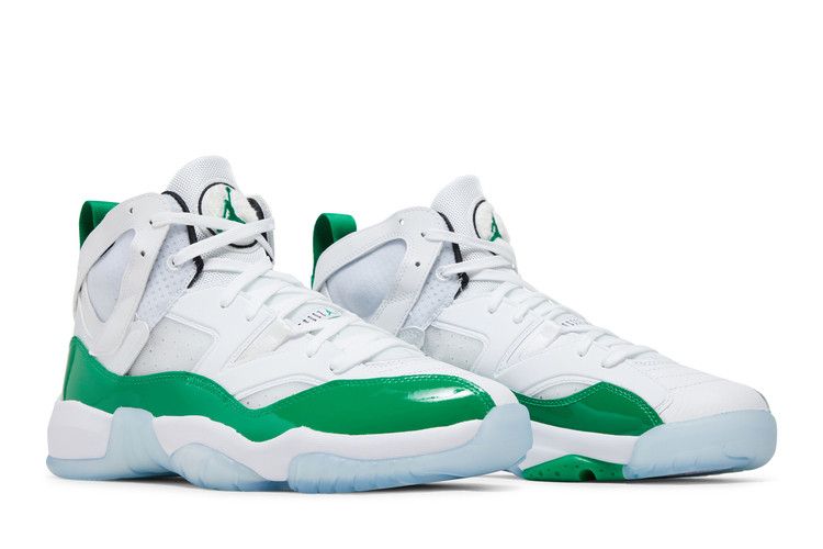 Air Jordan Jumpman Two Trey White Black Lucky Green