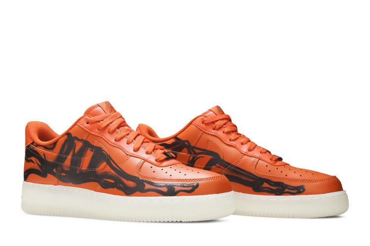 Nike Air Force 1 Low Orange Skeleton Halloween (2020) Sneakers