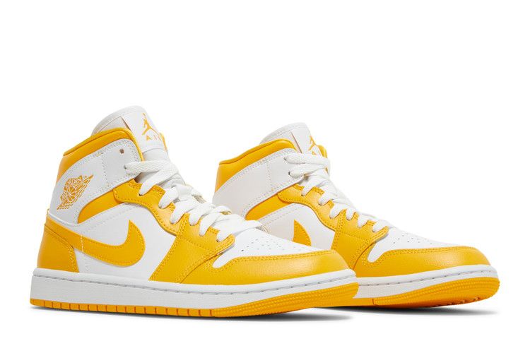 Air Jordan 1 Mid White University Gold (Women's)