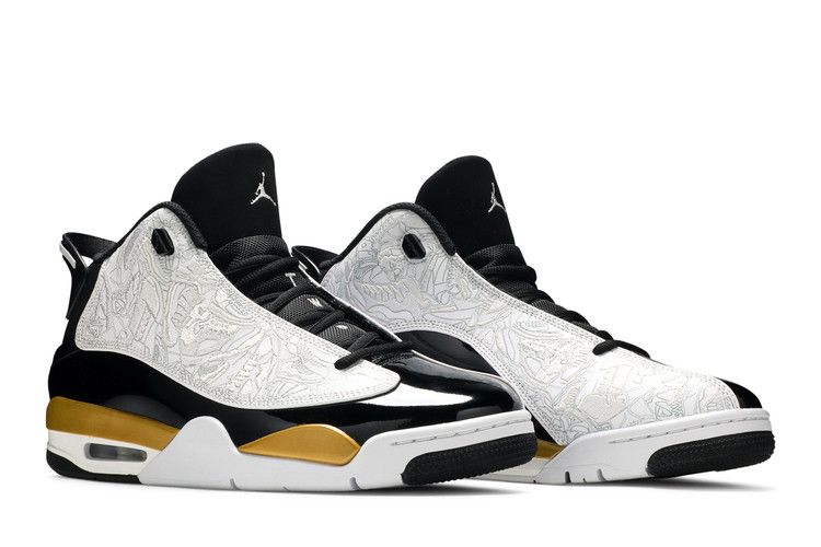 Air Jordan Dub Zero Black Metallic Gold White