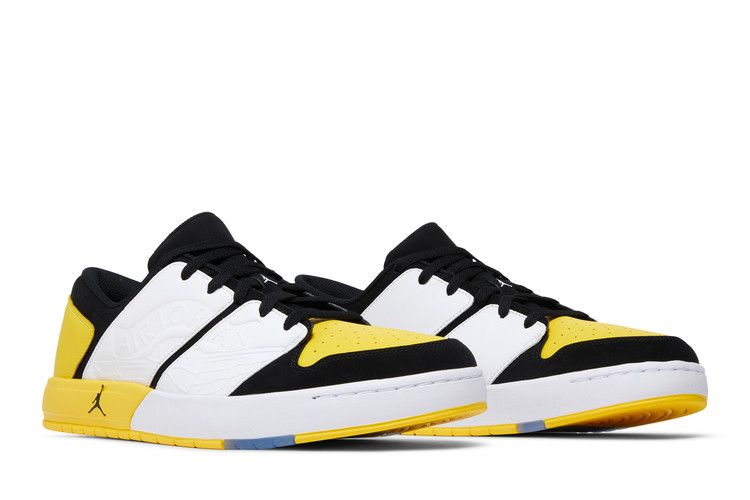 Air Jordan Nu Retro 1 Low Black Tour Yellow White