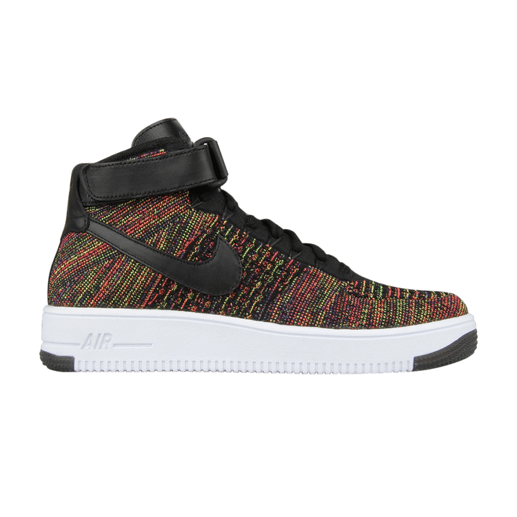 Nike Air Force 1 Mid Flyknit Multi-Color Black