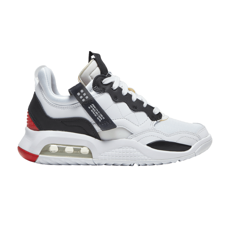 Air Jordan MA2 White University Red Light Smoke Grey Black