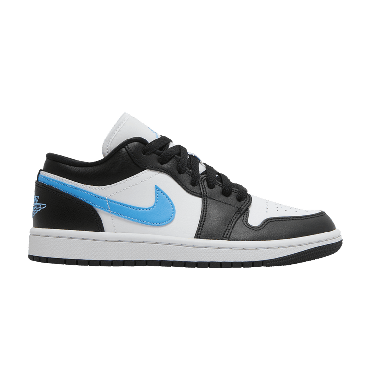 Air Jordan 1 Low Black University Blue White (Women's)