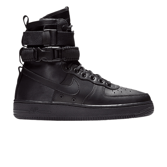 Nike Air Force 1 Triple Black Leather (Women's)