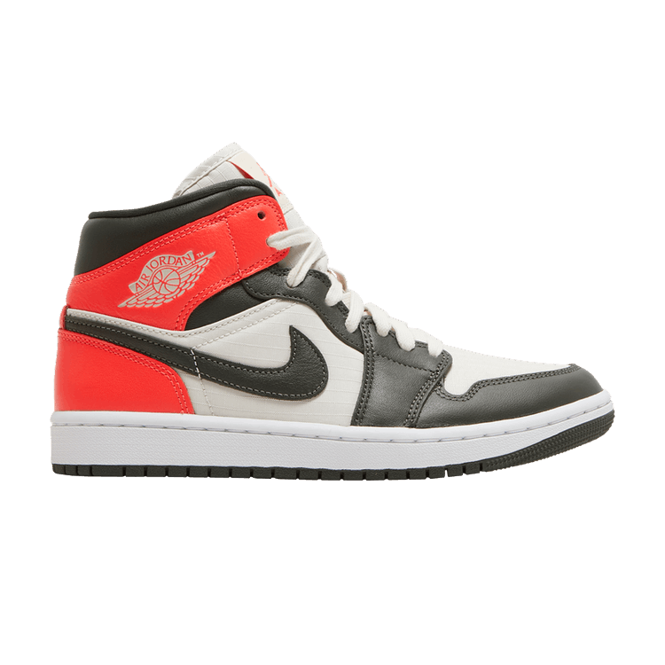 Air Jordan 1 Mid Newsprint Light Orewood Brown (Women's)