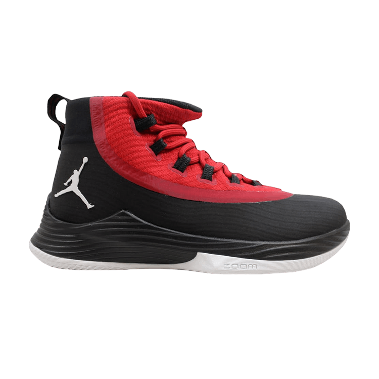 Air Jordan Ultra Fly 2 Black White Gym Red