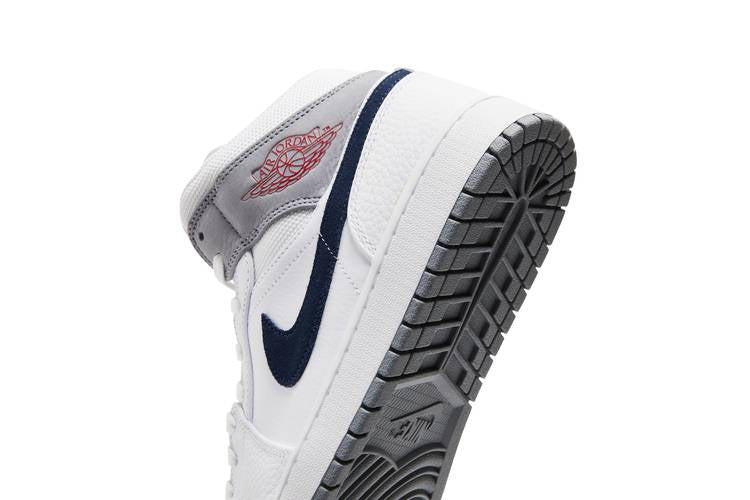 Air Jordan 1 Mid Paris White