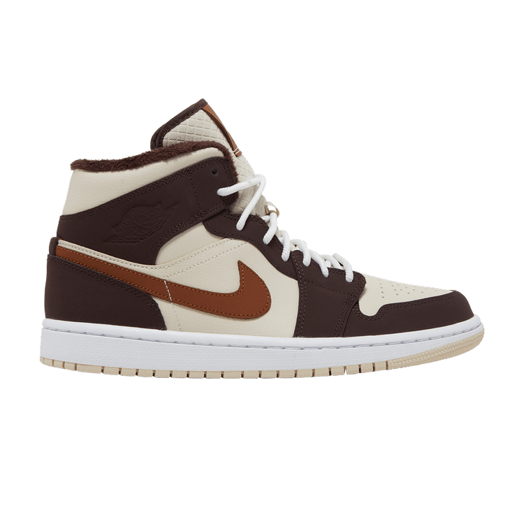 Air Jordan 1 Mid SE Brown Basalt Oatmeal (Women's)