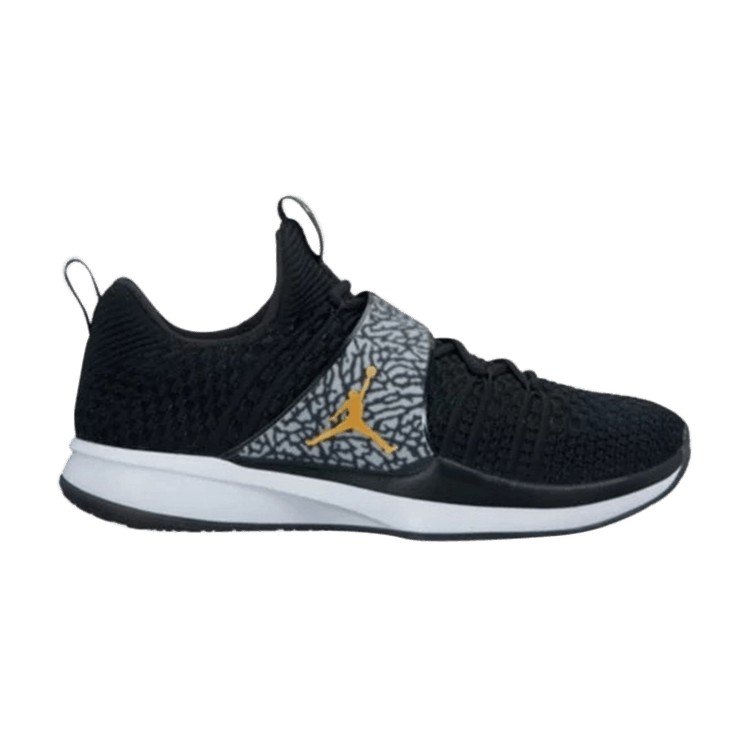 Air Jordan Trainer 2 Flyknit Black Metallic Gold