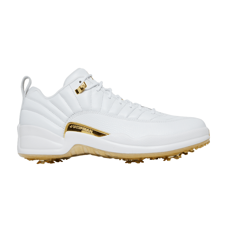 Air Jordan 12 Golf Metallic Gold