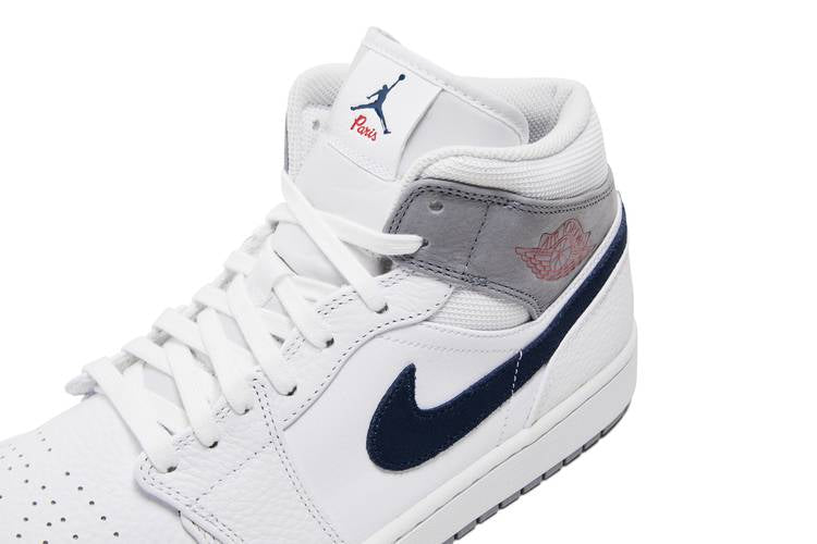 Air Jordan 1 Mid Paris White