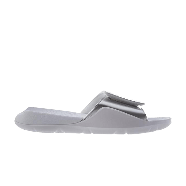 Air Jordan Hydro 7 Retro Slide White Silver
