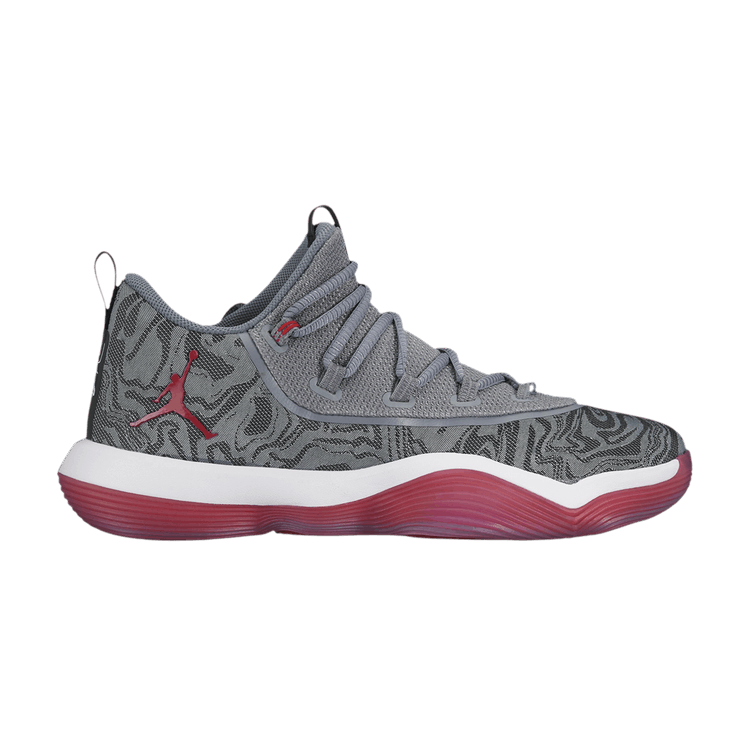Air Jordan Super.Fly 2017 Low Wolf Grey Gym Red