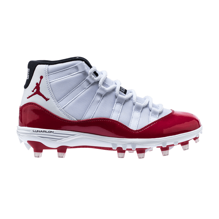 Air Jordan 11 Retro Cleat White Red