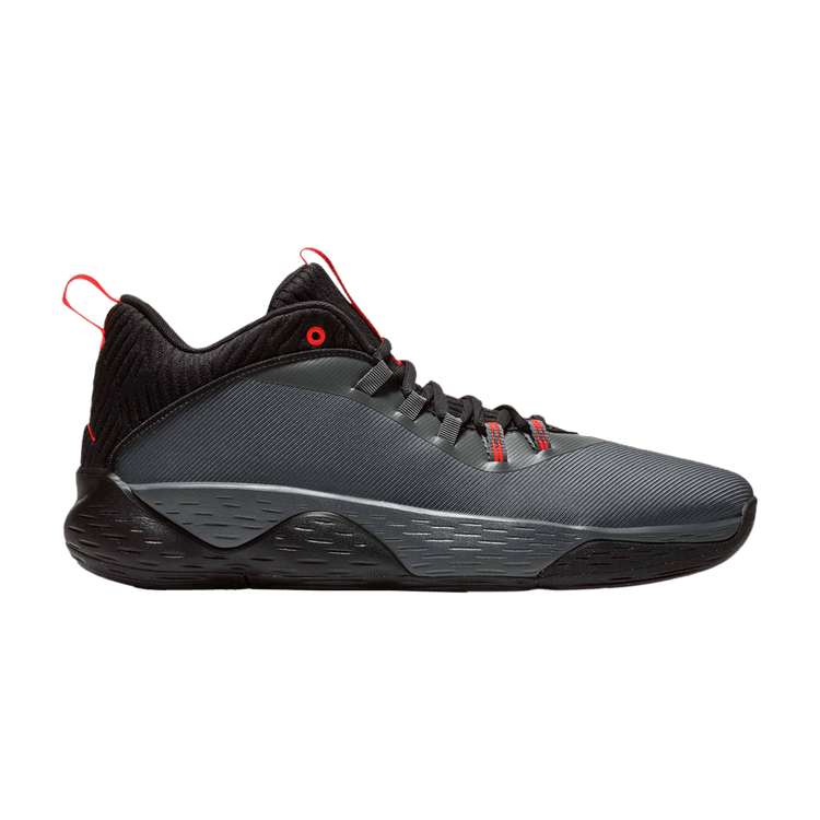 Air Jordan Super.Fly MVP Iron Grey Black Bright Crimson