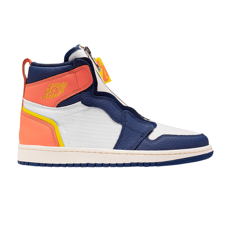 Air Jordan 1 Retro High Zip Blue Void Turf Orange (Women's)