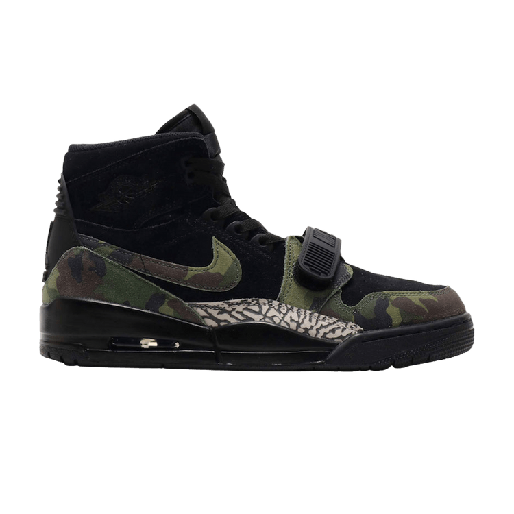Air Jordan Legacy 312 Black Camo Green