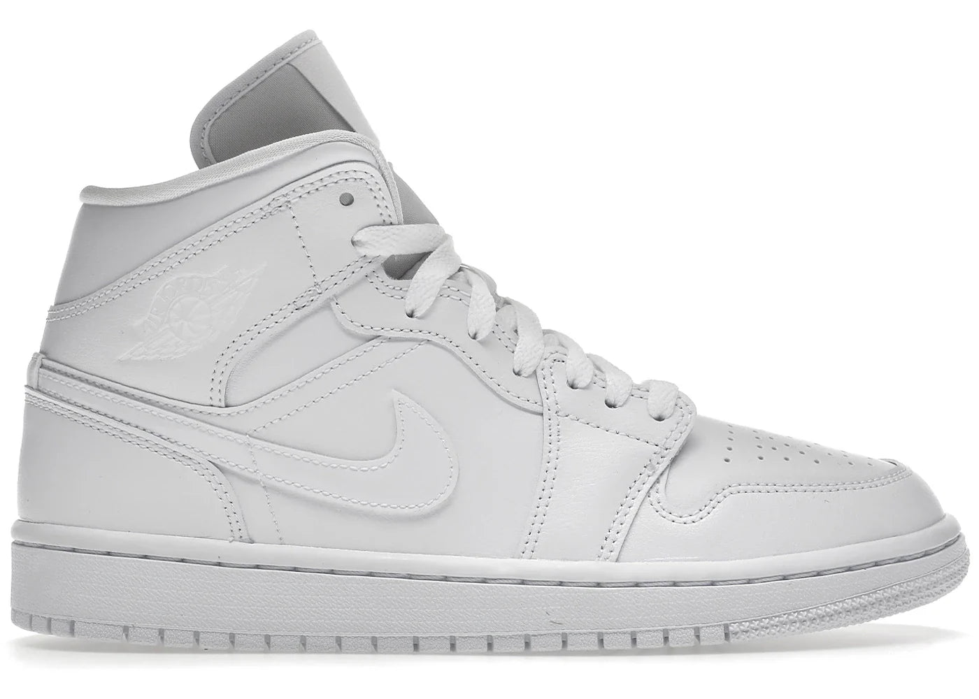 Air Air Jordan Mid Triple White (2022) (Women's)