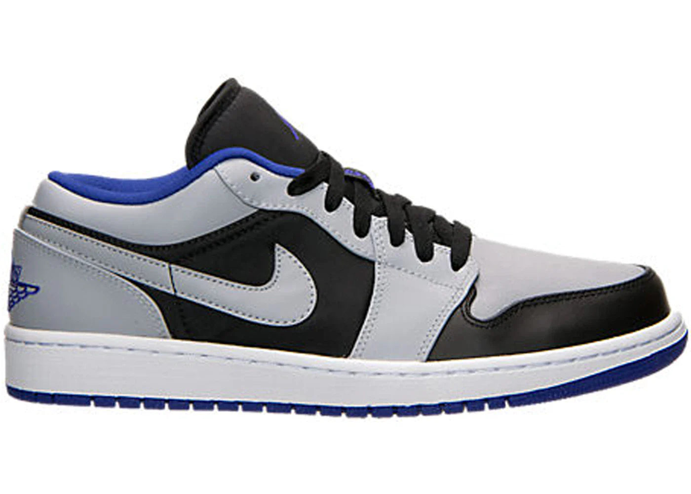Air Jordan 1 Low Black Dark Concord Wolf Grey