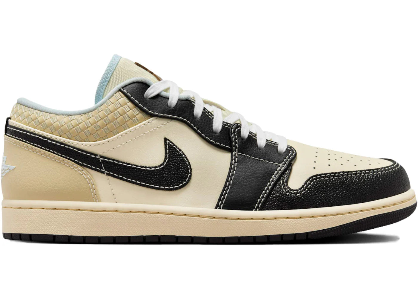 Air Jordan 1 Low SE Coconut Milk Black Muslin
