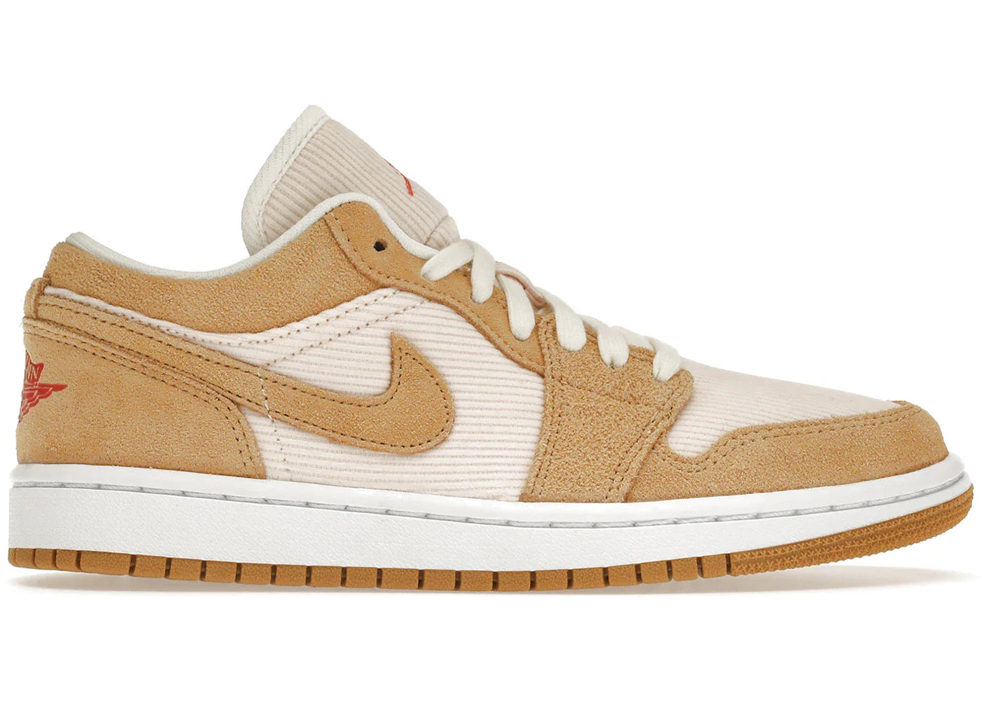 Air Jordan 1 Low SE Twine Orange Quartz Corduroy (Women's)