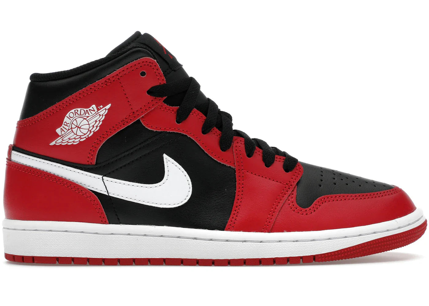 Air Jordan 1 Mid Gym Red Black White (2024)
