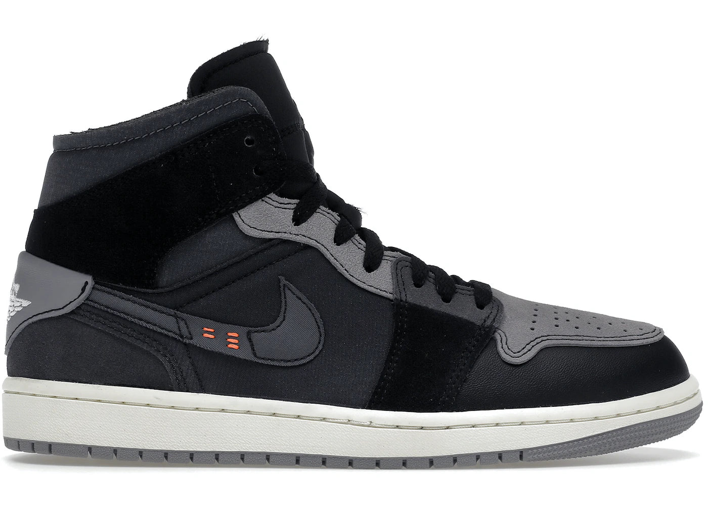 Air Jordan 1 Mid Craft Inside Out Black