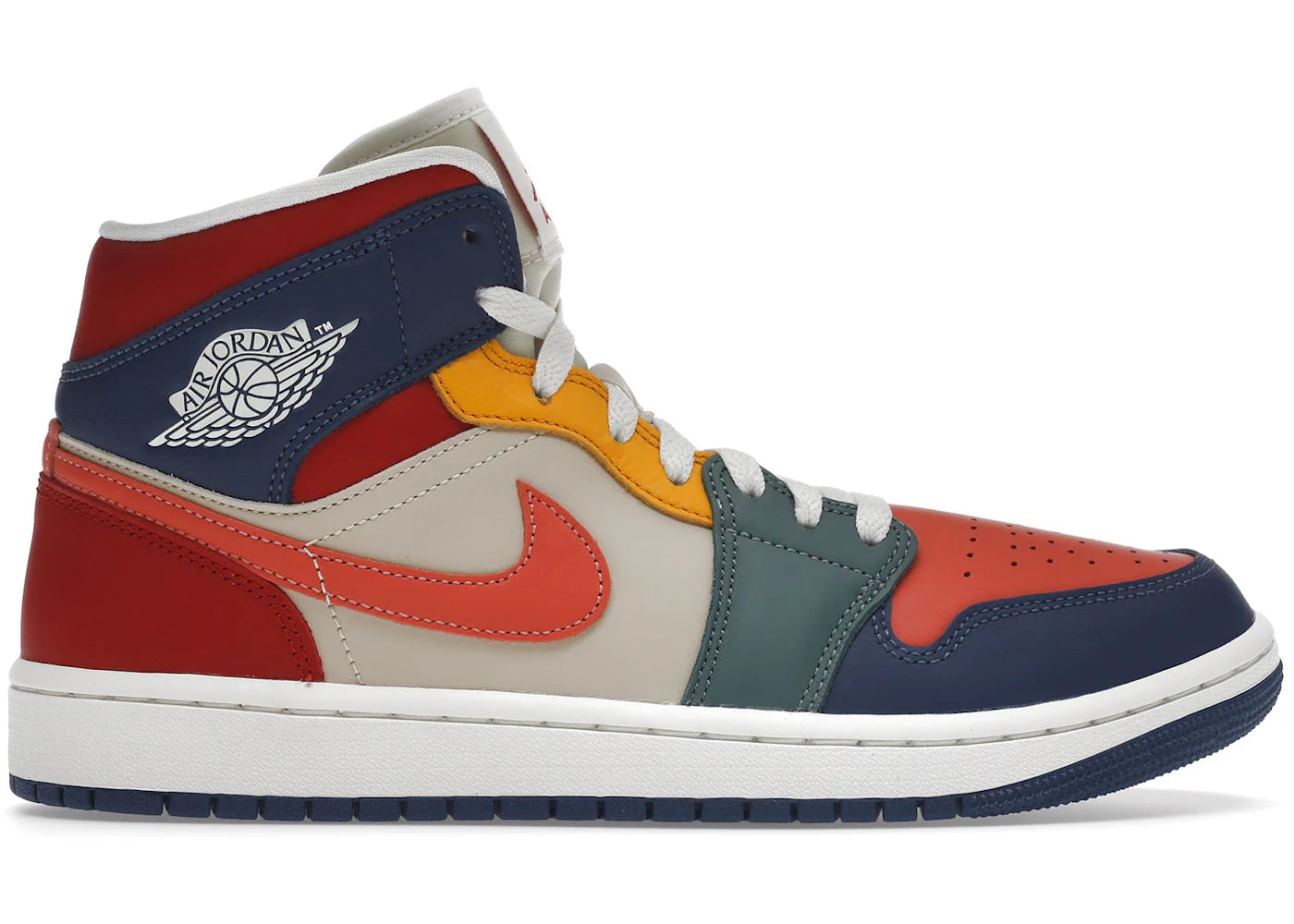 Air Jordan 1 Mid SE Multi Color (2022) (Women's)