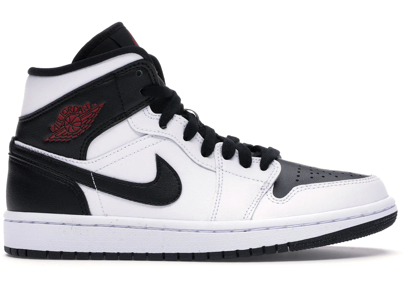 Air Jordan 1 Mid Reverse Black Toe (Women's)