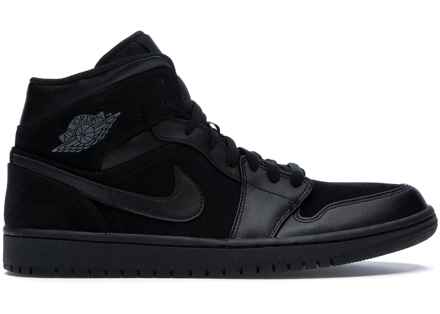 Air Jordan 1 Mid Triple Black (2018)