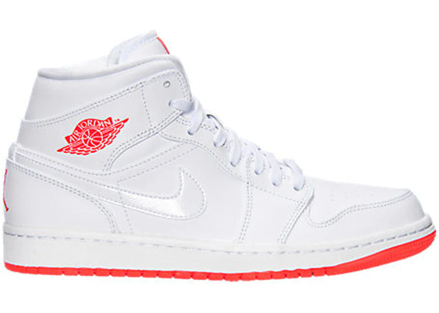 Air Jordan 1 Mid White Infrared 23