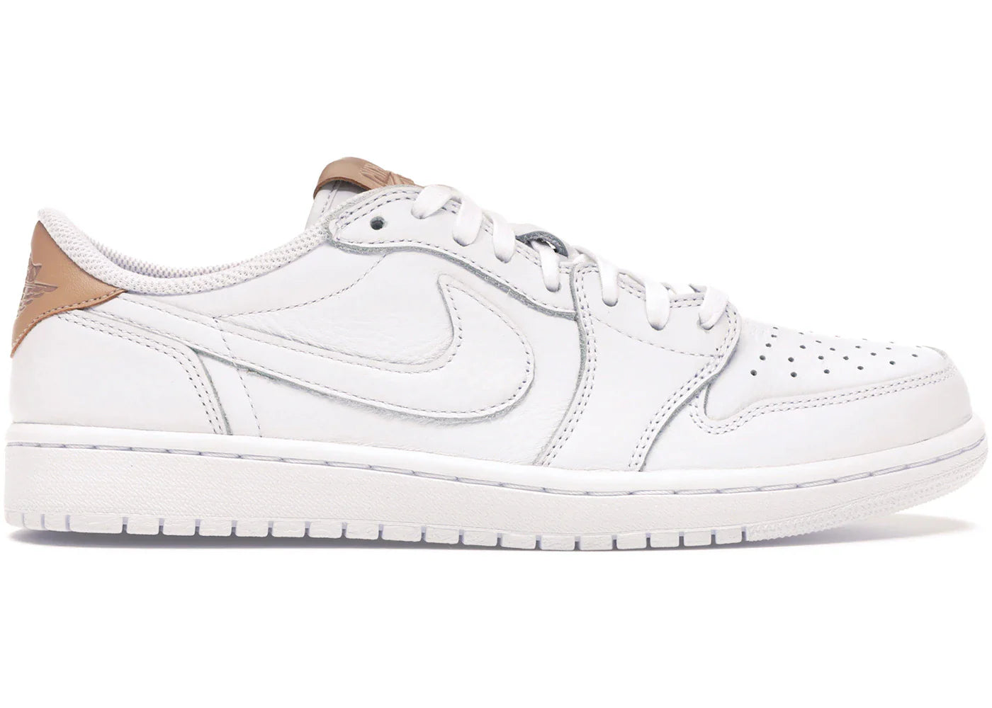 Air Jordan 1 Retro Low OG White Vachetta