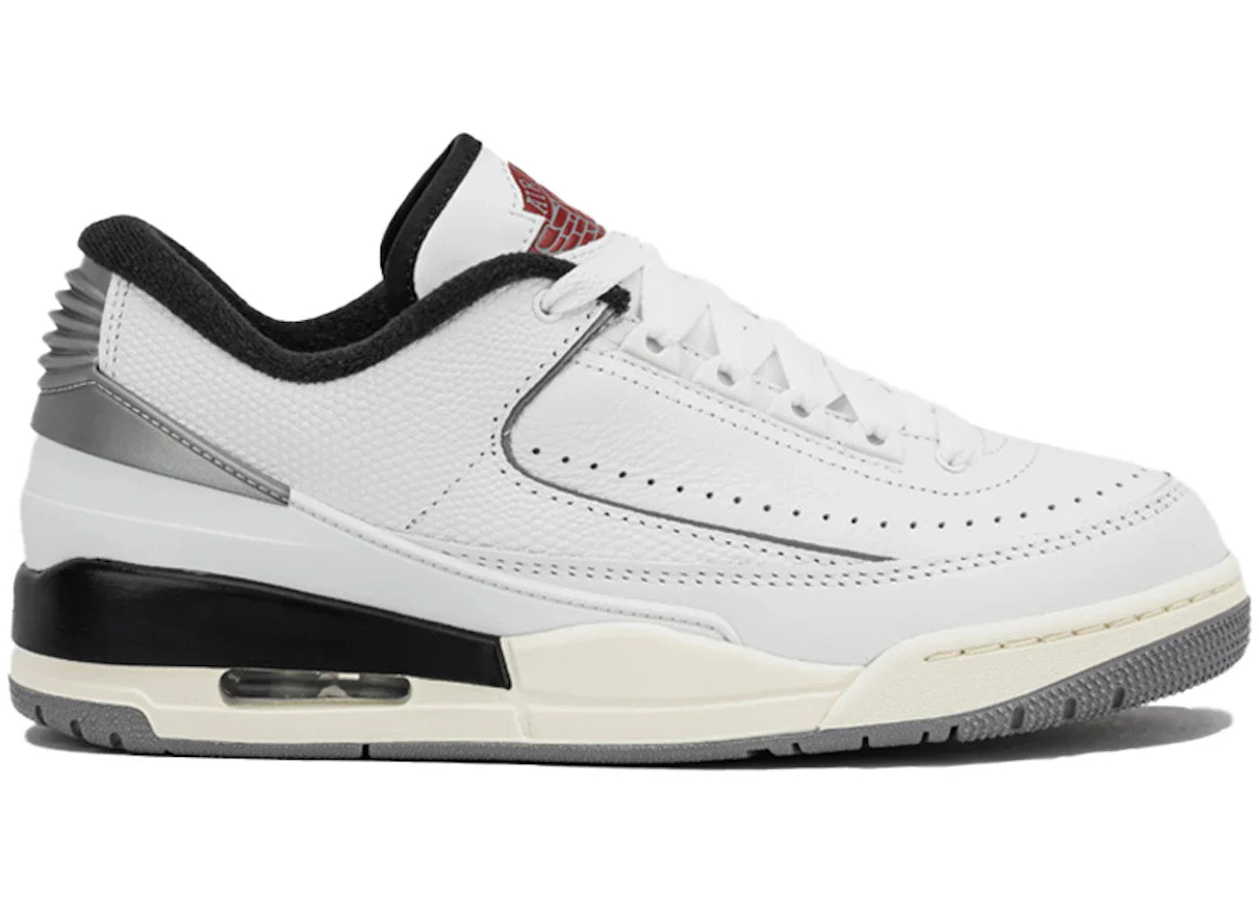 Air Jordan 2/3 White Black Metallic Silver