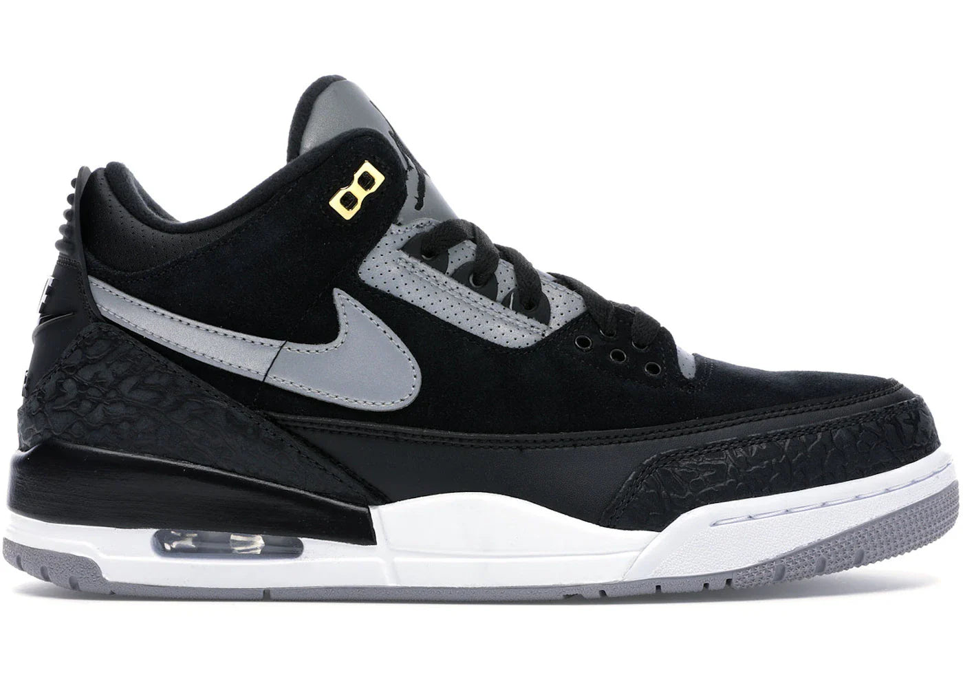 Air Jordan 3 Retro Tinker Black Cement Gold