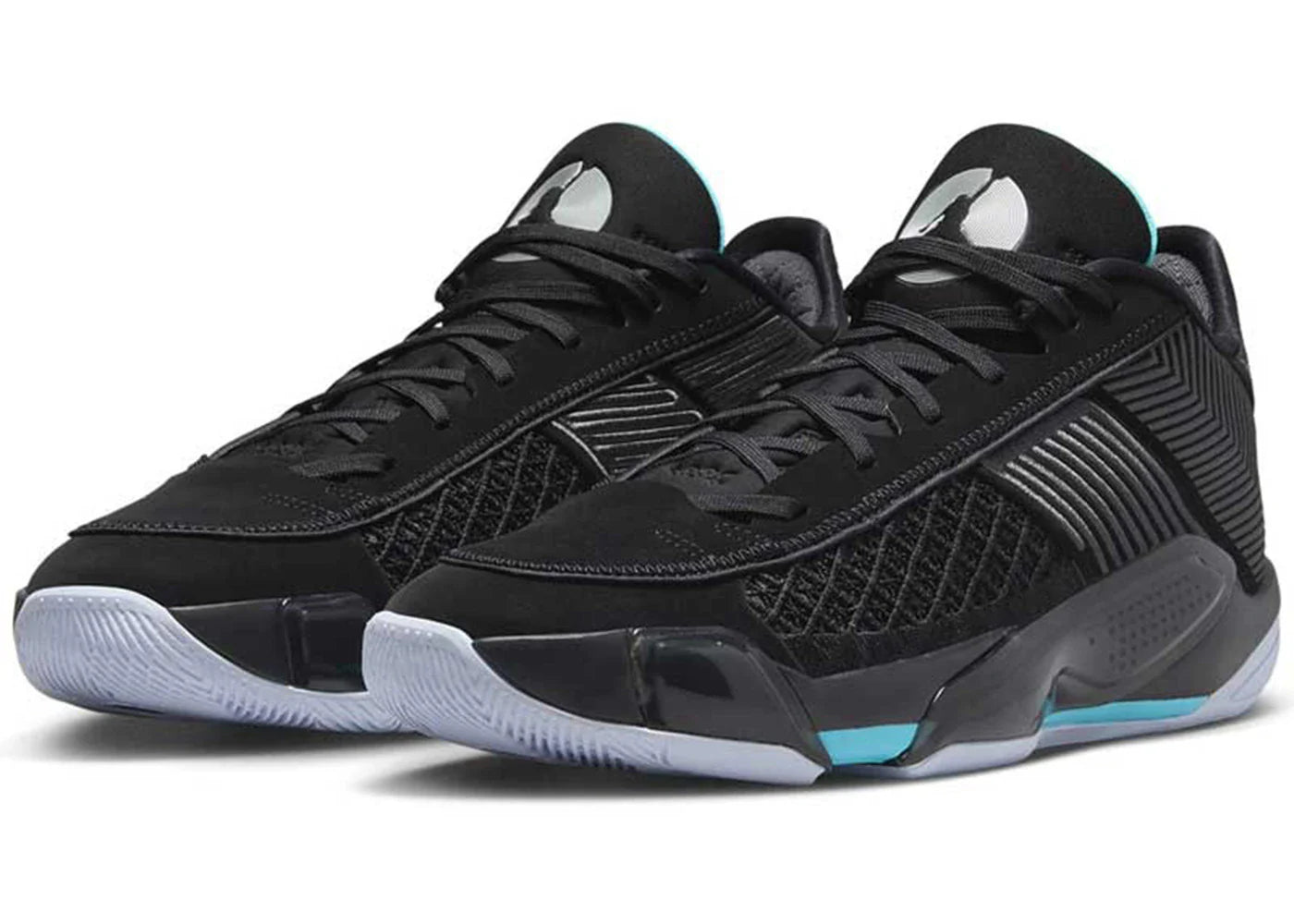 Air Jordan 38 Low PF Black Gamma Blue (Grey Sole)