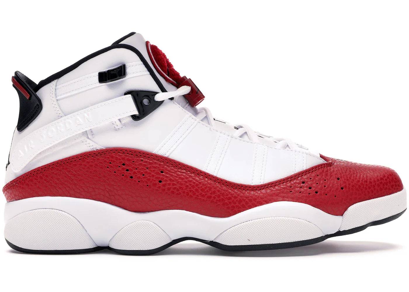 Air Jordan 6 Rings White University Red