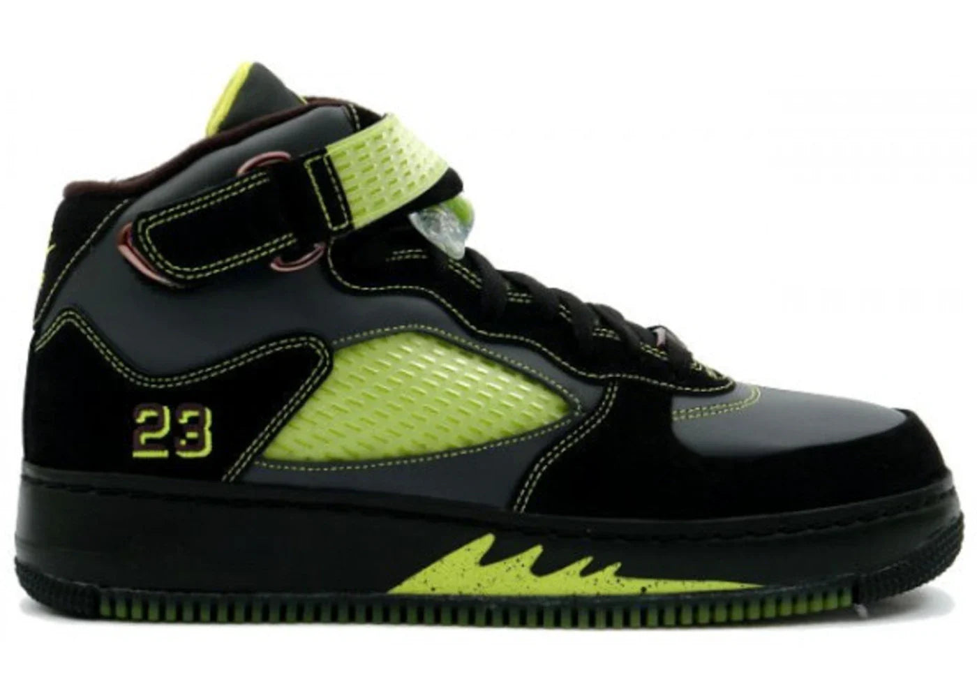 Air Jordan Force Black Bright Cactus
