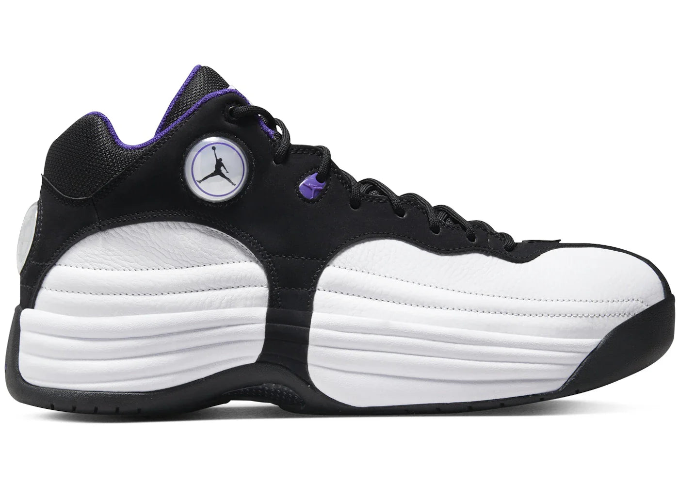 Air Jordan Jumpman Team 1 White Black Field Purple