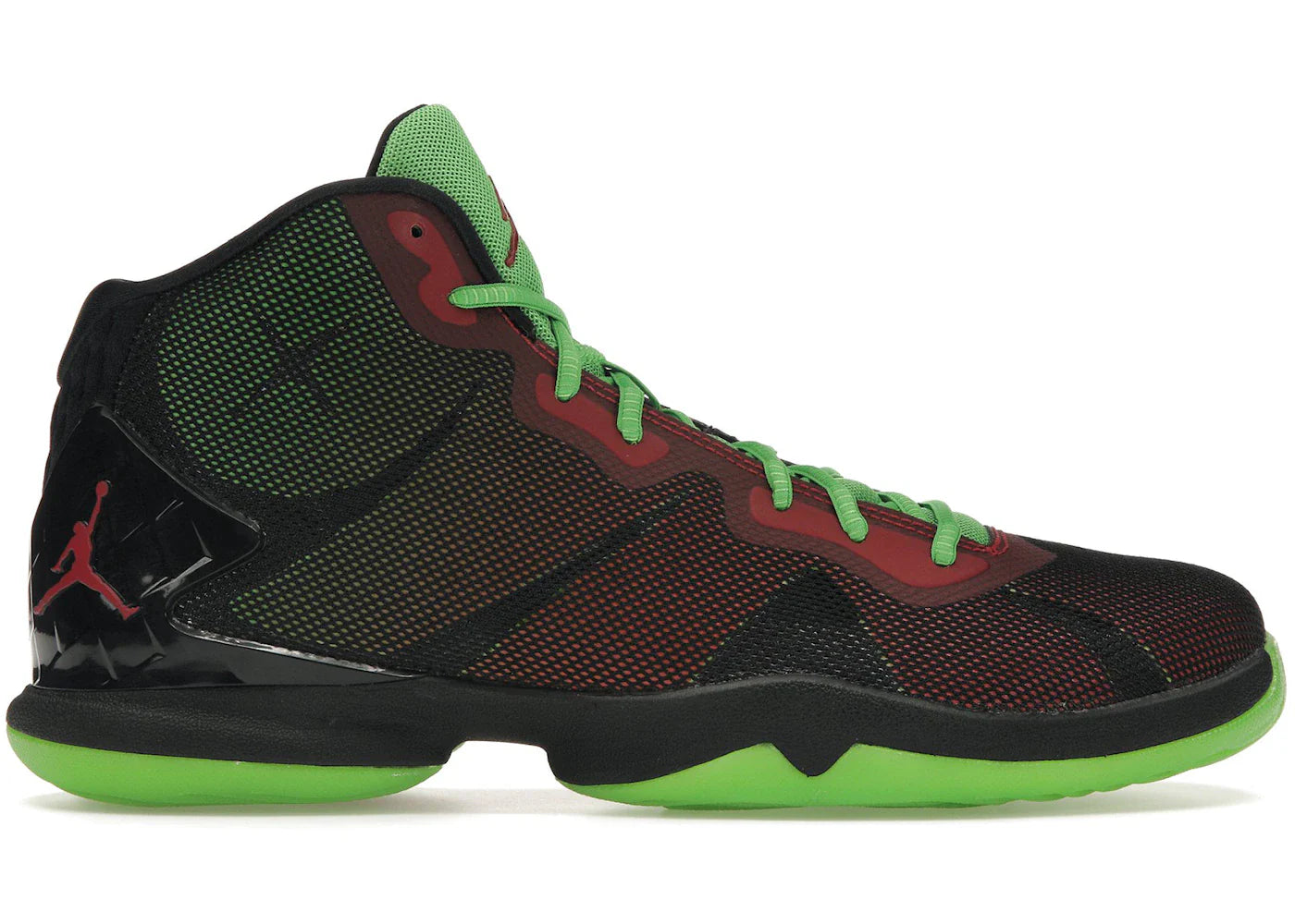Air Jordan Super.Fly 4 Black/Gym Red-Green Pls-Infrared 23