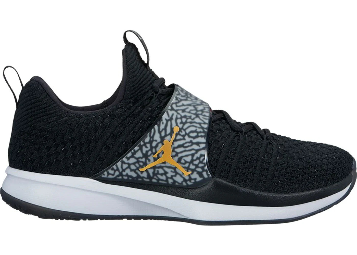 Air Jordan Trainer 2 Flyknit Black Metallic Gold