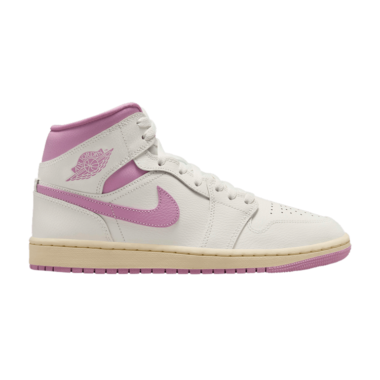 Air Jordan 1 Mid Sail Pink Coconut Milk (Women's)