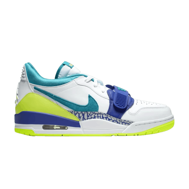 Air Jordan Legacy 312 Low Ultramarine Neon Yellow Aquamarine